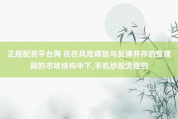 正规配资平台网 在在风险释放与反弹并存的整理期的市场结构中下,手机炒股流程的