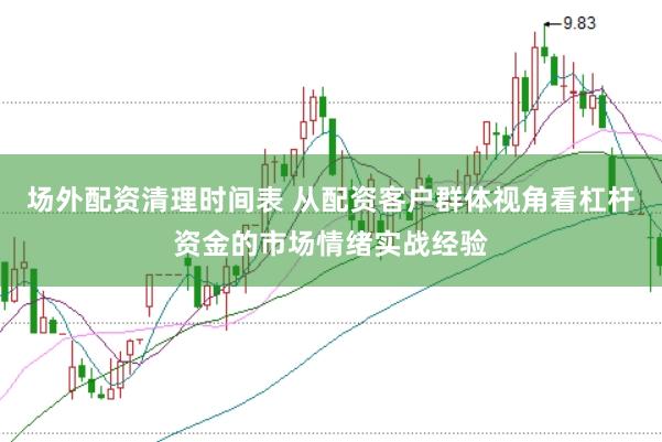 场外配资清理时间表 从配资客户群体视角看杠杆资金的市场情绪实战经验